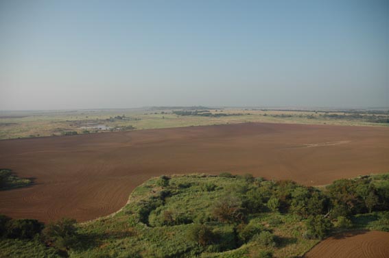 Aerial view of field at McKnight Ranch