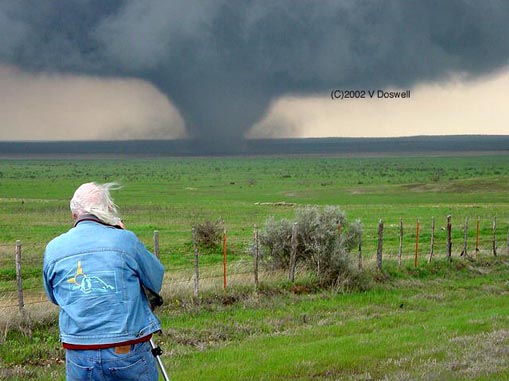 Tornado at McKnight Ranch during tornado season.