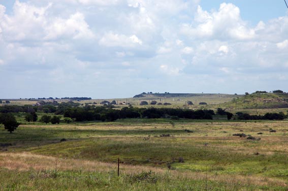 Rolling hills and fields at McKnight Ranch south