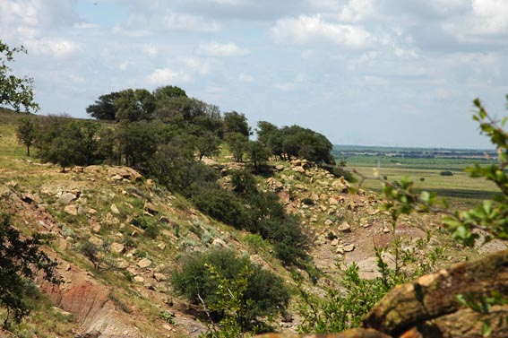 Rocky hill top at McKnight Ranch south