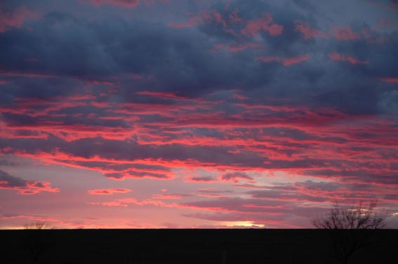 Sunset at McKnight Ranch